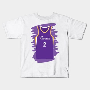 Los Angeles Sparks number 2 uniform Kids T-Shirt